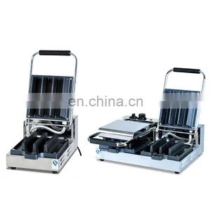 Commerical Industrial 6 8 Slice Grill Breakfast Ice Cream Sandwich Waffle Baker Maker Machine thumbnail-1