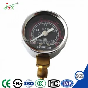 40mm Ordinary Pressure Gauge With Black Case With Good Quality thumbnail-5