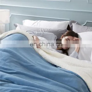 Custom Personalized Winter Thick Sherpa Blanket Throw Home Christmas Fleece Sherpa Blanket thumbnail-2