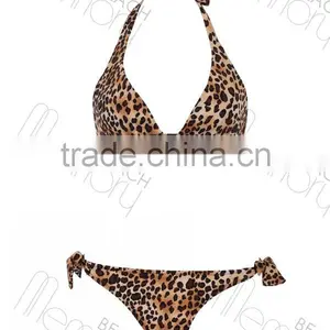 Hot Hot Open Sex Leopard Print Bikini thumbnail-4