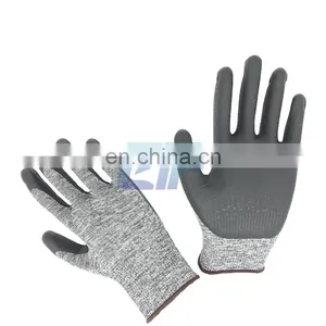 Gray Nylon Lunar Foam Nitrile Palm Dip Gloves On Salt Pepper thumbnail-1