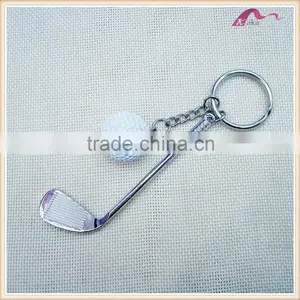 Fashion High Quality Metal Golf Ball Sets Keychain For Gifts thumbnail-1