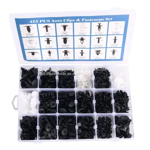 415Pcs Boxed Corrosion-Resistant Plastic Car Clamp Push Type Fasteners thumbnail-5