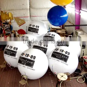 Customized White Inflatable Helium Balloon thumbnail-1