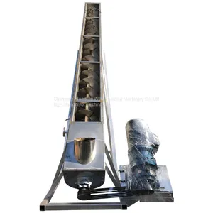 Stainless Steel Inclined Screw Conveyor / Auger Feeder / Spiral Screw Conveyor thumbnail-1