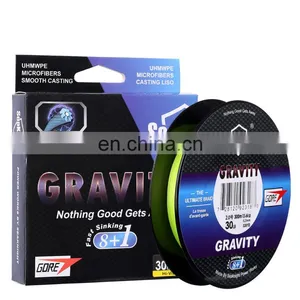 New Design 9 Strands 300m Sink PE Fishing Line 8 Strands Microfilment Braid+1 Stand GTX Polyethylene Power Braided Line thumbnail-1