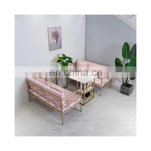Beauty Salon Long Waiting Chair/comfortable Salon Waiting Sofa thumbnail-1