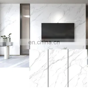 High Quality Porcelain Large Format Porcelanato Piso Marble Slab Ceramic Grey Floor Tiles thumbnail-1