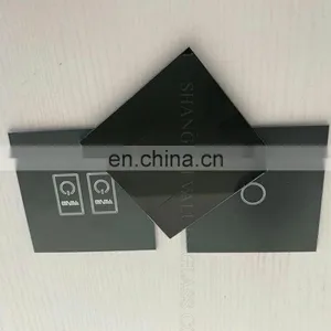 Flat Screen Printed Decorative Glass Acid Etched and Printed Glass Panels thumbnail-4