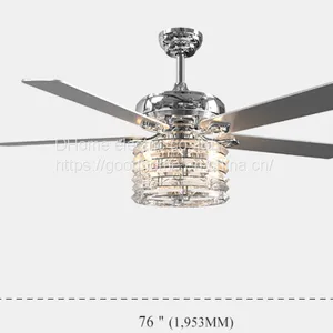 52 Inch Crystal Fan Light（Wechat:13510231336） thumbnail-3