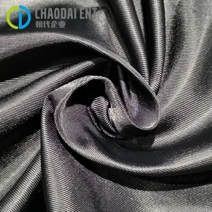 High-quality FDY GRS Woven 75D*150D 2/2Twill 100%RPET Recycled Polyester Oxford Fabric for Bag Lining thumbnail-1