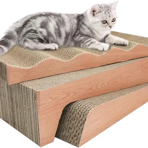 MeowLove Hot Sales Scratcher Cat Play Toy Corrugated Cardboard Cat Scratcher Cat Cardboard thumbnail-1