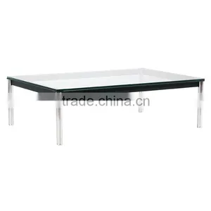 Classic Danish Design LC10 Coffee Table by Le Corbusier for Living Room thumbnail-2