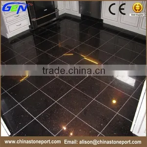 Flooring Polished Mongolian Living Room Cheap Black Galaxy Granite Tile thumbnail-1