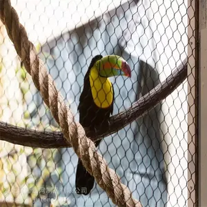 316 316L Zoo/Bird Aviary/Decorative/Anti-Falling/Stainless Steel Flexible Rope Wire Mesh Safety Netting thumbnail-2