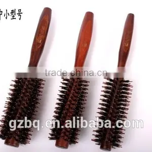 Beauty Boar-bristle Round Salon Hair Comb thumbnail-3