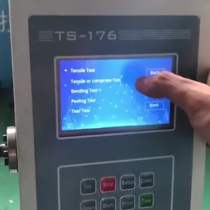 China Manufacturer's Single Column Electronic Tensile Strength Pull for Test Machine Custom Sample for Plastic Testing Equipment thumbnail-3