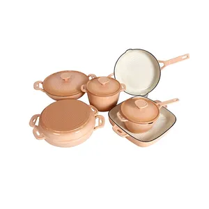 Enamel 6-Piece Cast Iron Pots and Pans Set Manufacturer thumbnail-2