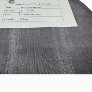 Fine-Weave Tantalum Wire Mesh for High-Precision Filtration Applications thumbnail-1