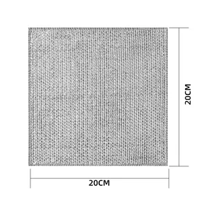 Microfiber Kitchen Towel Silver Wire Non-Scratch Multipurpose Cleaning Cloths 300GSM Silverwire Cleaning Cloth thumbnail-1