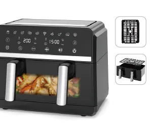 Multi Functional Visual Fryer and French Fry Machine/9L Large Capacity Air Fryer（Wechat/whatsapp:008613510231336） thumbnail-2