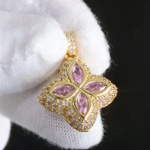 Men's and Women's Necklace Gold-plated Zircon Geometric Hip-hop Rock Popular Fashion Jewelry Party Accessories thumbnail-4