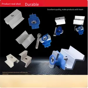 Solar Photovoltaic Bracket Pressing Block, Aluminum Alloy Middle Pressing Block, Edge Pressing Block, Photovoltaic Accessories thumbnail-4