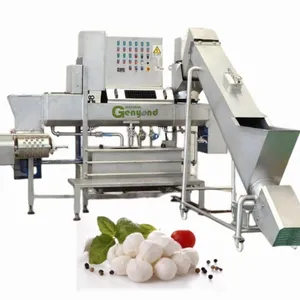 Mozzarella Cheese Cutting Cooking Stretching Moulding Making Machine thumbnail-1