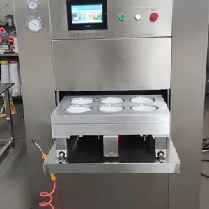 Fresh Lily Sealed Bowl Gas - Regulated Packaging Machine for Locking Freshness. Lily Nitrogen - Filled Vacuum Packaging and Sealing Machine for Preservation thumbnail-1