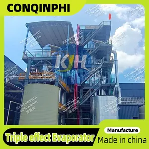 Double Four-effect Evaporator for Dairy Product Evaporation With CIP System thumbnail-5