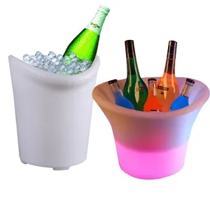 Mini Ice Bucket Party Inductive Rechargeable LED Beer Bucket Night Club Accessories LED Beer Bucket thumbnail-4