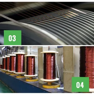 Factory Sale High Break Voltage Rectangular Magnet Wire Ultra-fine Self Adhesive Enameled Copper Wire thumbnail-5