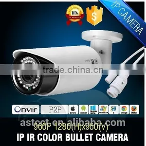 1.3MP CMOS ICR H.264 HD IP 42pcs LEDs Color IR Bullet CCTV Camera 2.8-12mm Vari Focal Lens thumbnail-1