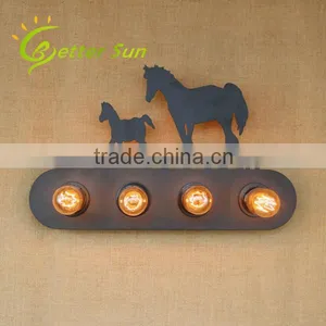 Two Horse Fancy Designs Wall Lamp Wall Light/Classic Wall Sconce thumbnail-2