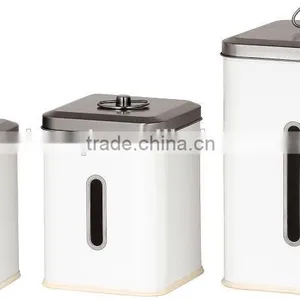 High Quality Colorful Metal Square Rice Bin thumbnail-1