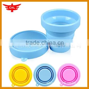 2015 Easy Carry Outdoor Folding Collapsible Silicone Cup thumbnail-1