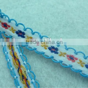 EMBROIDERY TAPE JACQUARD TRIMMING LACE 10MM WIDTH FOR SEW ON CLOTHING OR CLOTHING NOTION ITEMS DECORATION thumbnail-1