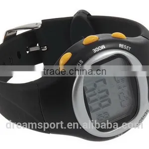 Water Resistant Finger Sensor Heart Rate Watch Pulse Digital Slap Wrist Watch thumbnail-2
