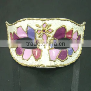 Dance Half Face Mask Venice Princess Masks Costume Party White Party Costumes thumbnail-1