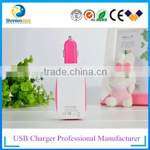 Portable 5V 4.3A Usb Car Charger for Cell Phone thumbnail-5