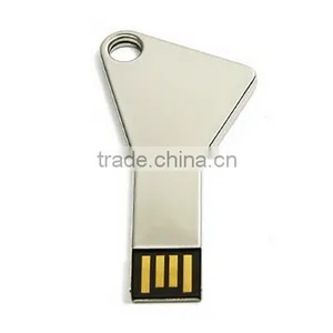 Stainless Steel Triangular Key Shape Usb Flash 256Mb thumbnail-1