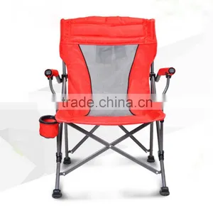 Colorful Luxury Armrest Casual Outdoor Camping Portable Folding Stool Light Beach Folding Chairs thumbnail-2