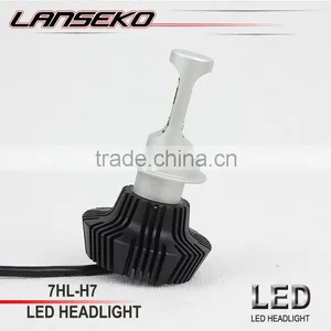 Hot!! g7 Auto Led Headlight H7 High Lumen Fanless 4000LM 24 Month Warranty thumbnail-1