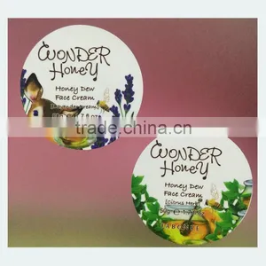 Round Adhesive Sticker Label Used in Face Cream Bottle thumbnail-4
