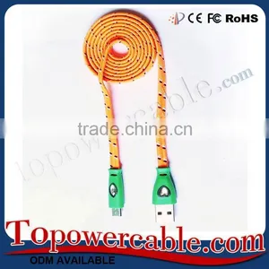 Fast Charging Braided USB Cable With Diamond For Samsung Galaxy Smart Phones thumbnail-4