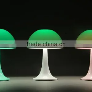 JK-862 2016 Rechargeable New Product LED Decoration Glowing Mushroom Shape Table Desk Lamp With Color Changing thumbnail-4