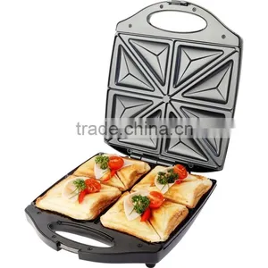 CE GS ROHS ETL 3 IN 1 DETACHABLE 4 SLICE SANDWICH MAKER thumbnail-2