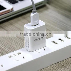 USAMS Single USB Output Charger Adapter for IPhone/iPad/iPod Fast Charging US Plug Charger Travel Series MT-5526 thumbnail-6