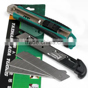 LAOA Safety Utility Sharp Knife Tool High Quality3pcs Blade Heavy Duty Comfotable Fancy Office Durable Cutter thumbnail-4