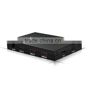 Video Switch 4x1 HDMI Switch With Audio Output thumbnail-2